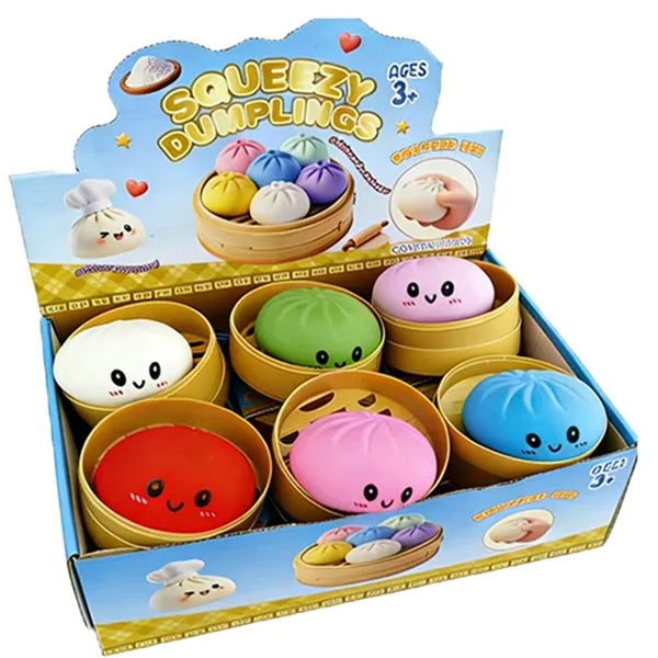 Colorful Squishy Dumpling Toys
