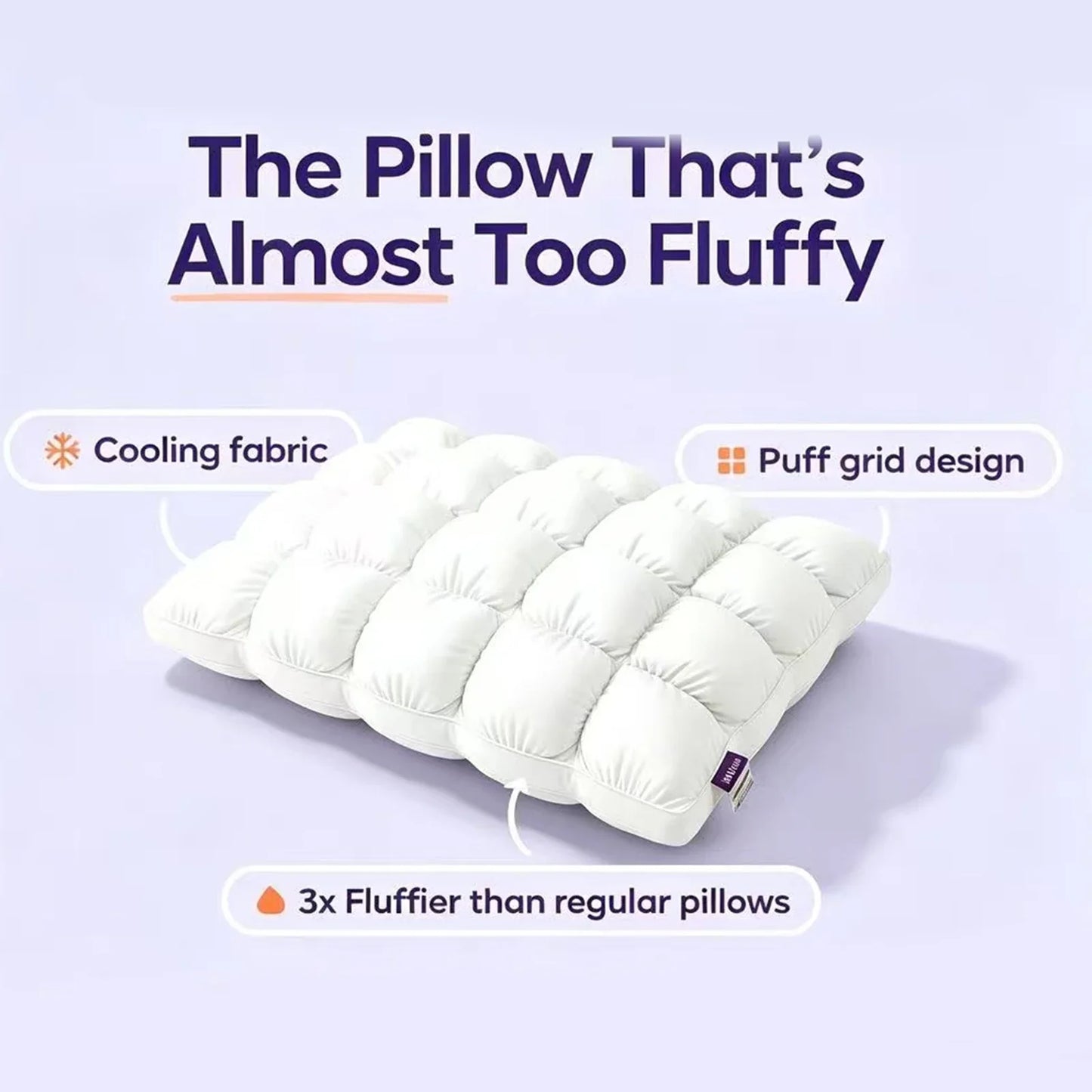 Mellow Puff Cooling Pillow