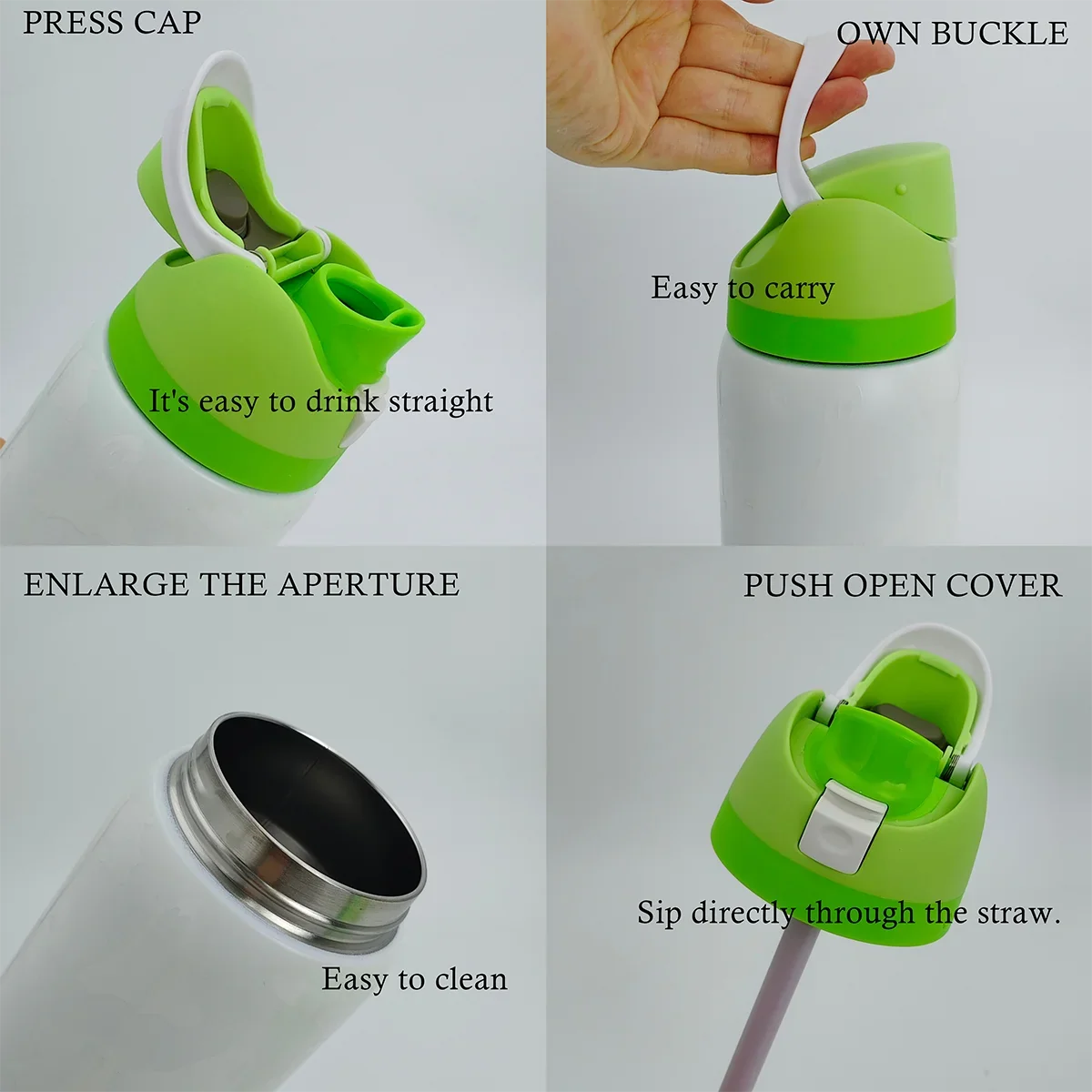 Ghost Glow Insulated Water Bottle